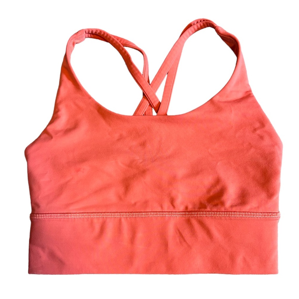 Lululemon Energy Longline Bra Medium Support ‘Coral’